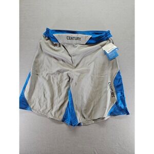 Century Spider Monkey Fight Shorts Mens 36 Gray Blue MMA Grappling Training NWT